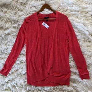 NWT Gap Lightweight Coral Cardigan